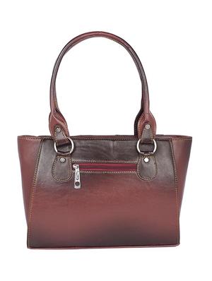 brown leatherette regular handbag - 15189937 - Standard Image - 2