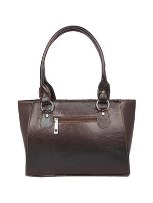 brown leatherette regular handbag - 15189938 - Standard Image - 2