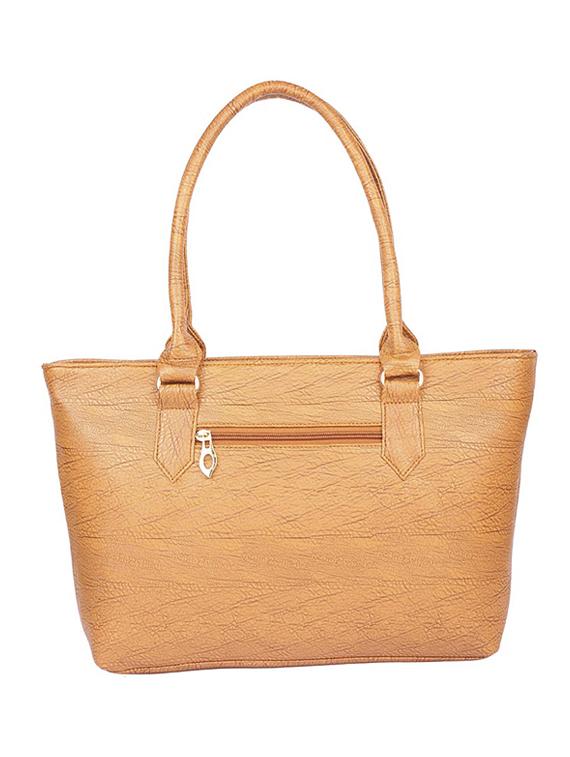 beige leatherette regular handbag - 15189944 - Zoom Image - 2