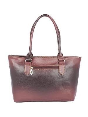 maroon leatherette (pu) regular handbag - 15189946 - Standard Image - 2