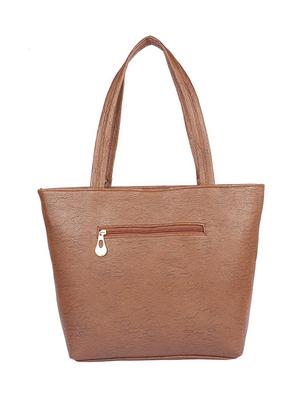 brown leatherette (pu) regular handbag - 15189962 - Standard Image - 2