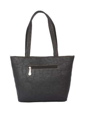 black leatherette (pu) regular handbag - 15189974 - Standard Image - 2