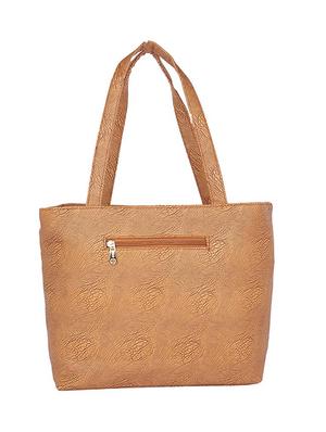 brown leatherette (pu) regular handbag - 15189990 - Standard Image - 2