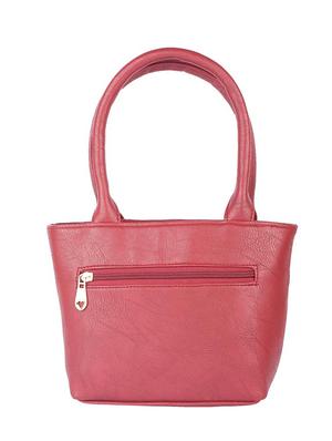 pink leatherette (pu) regular handbag - 15190006 - Standard Image - 2