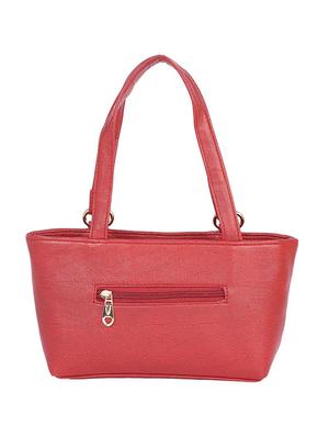 pink leatherette (pu) regular handbag - 15190011 - Standard Image - 2