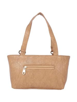 beige leatherette (pu) regular handbag - 15190018 - Standard Image - 2