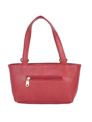 pink leatherette (pu) regular handbag - 15190019 - Standard Image - 2