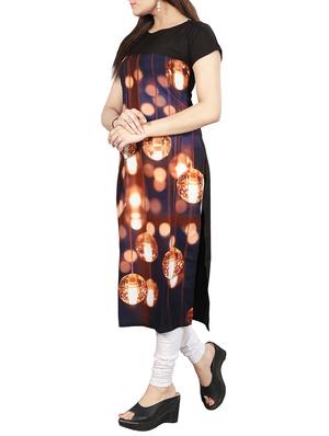 digital print straight kurta - 15191338 - Standard Image - 2