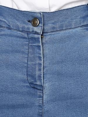 blue denim skirt - 15191783 - Standard Image - 5