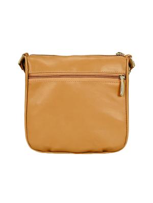 yellow leatherette (pu) regular sling bag - 15193572 - Standard Image - 2