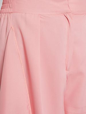 pink solid palazzo - 15194486 - Standard Image - 5