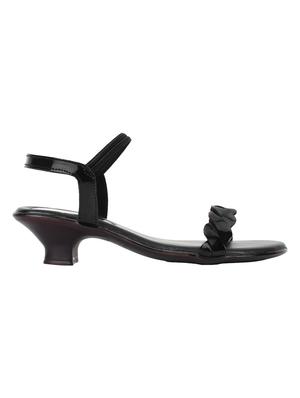 black patent back strap sandals - 15195222 - Standard Image - 2