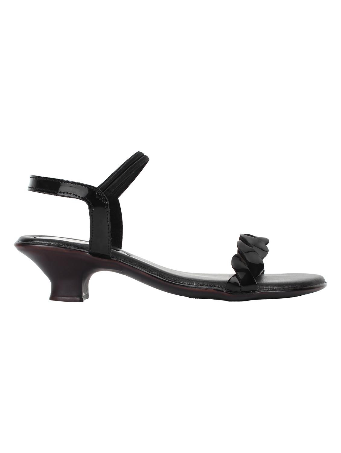 black patent back strap sandals - 15195222 - Zoom Image - 2