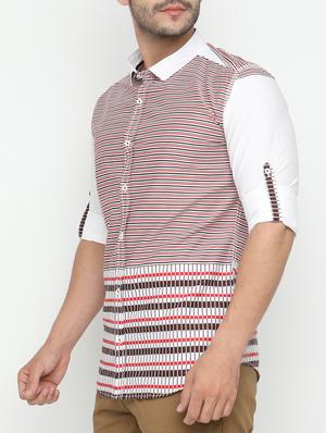 multi colored cotton casual shirt - 15195848 - Standard Image - 2