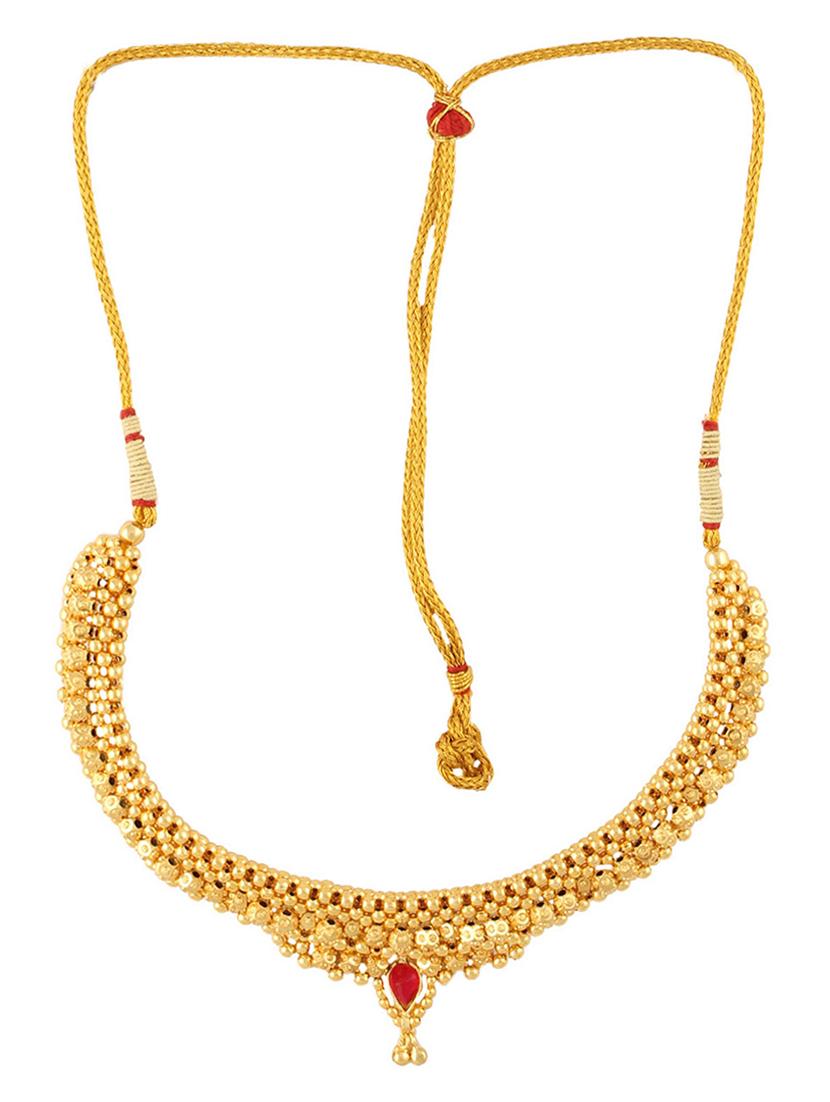 gold plated chain necklace - 15198040 - Zoom Image - 2