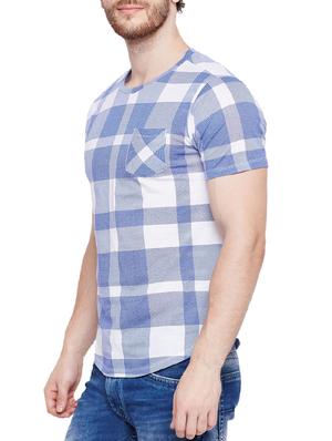 blue cotton pocket t-shirt - 15200568 - Standard Image - 2