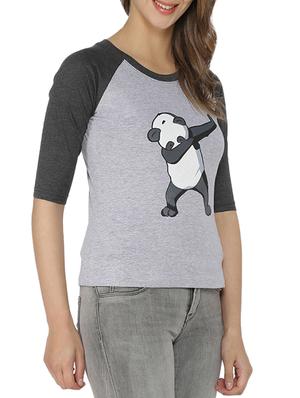 Graphic print round neck tee - 15200587 - Standard Image - 2