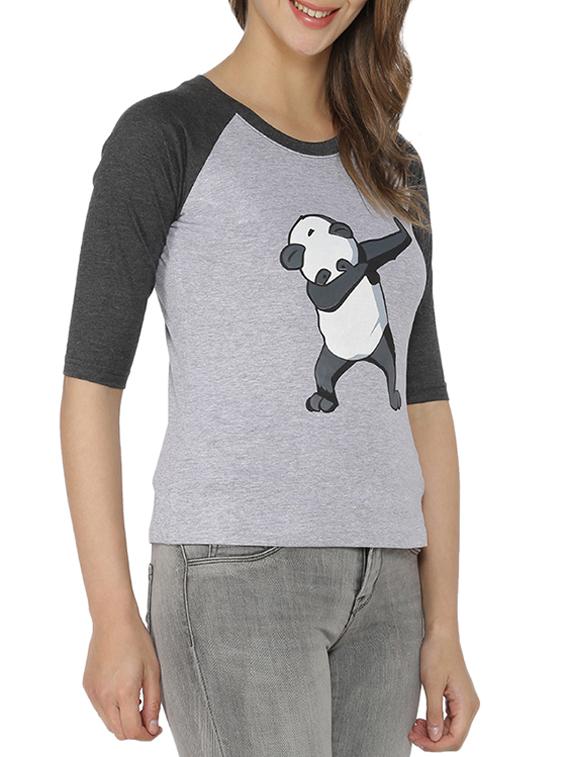 Graphic print round neck tee - 15200587 - Zoom Image - 2