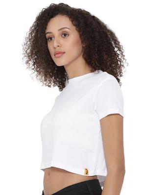 solid boxy crop tee - 15200945 - Standard Image - 2