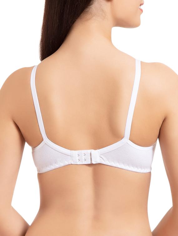 set of 2 multicolored solid cotton t-shirt bras - 15203834 - Zoom Image - 5