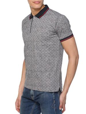 grey cotton blend pocket t-shirt - 15204947 - Standard Image - 2