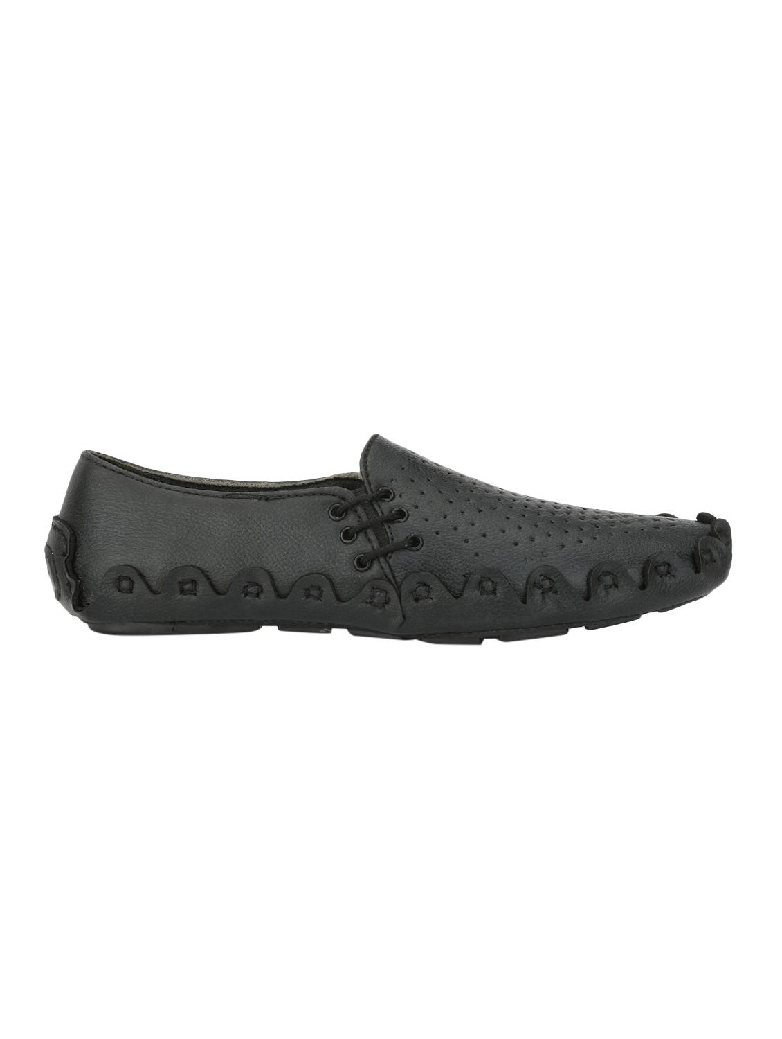 black leatherette casual slipon - 15205944 - Zoom Image - 2