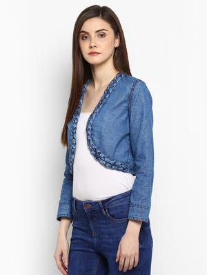 blue denim shrug - 15206409 - Standard Image - 2