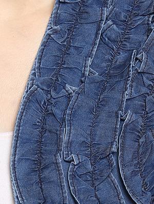 blue denim shrug - 15206411 - Standard Image - 5