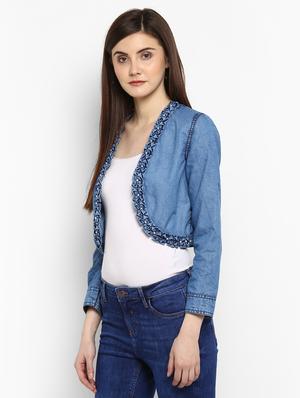 blue denim shrug - 15206412 - Standard Image - 2
