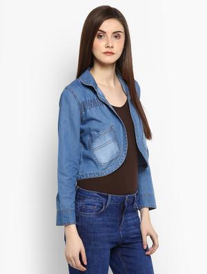blue denim shrug - 15206413 - Standard Image - 2