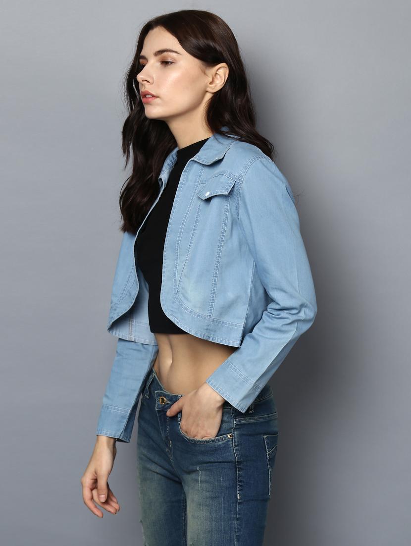 blue denim shrug - 15206414 - Zoom Image - 2