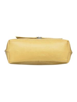beige leatherette (pu) regular handbag - 15207066 - Standard Image - 5