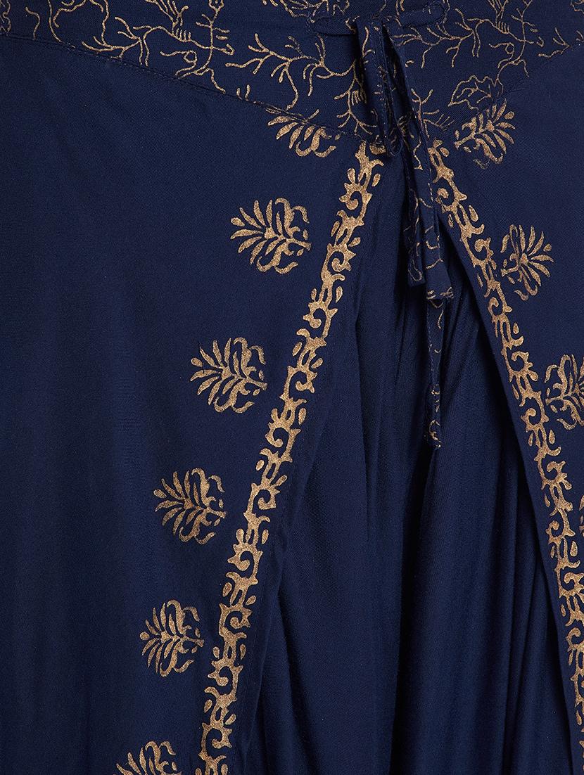 blue rayon dhoti salwar salwars - 15208272 - Zoom Image - 5