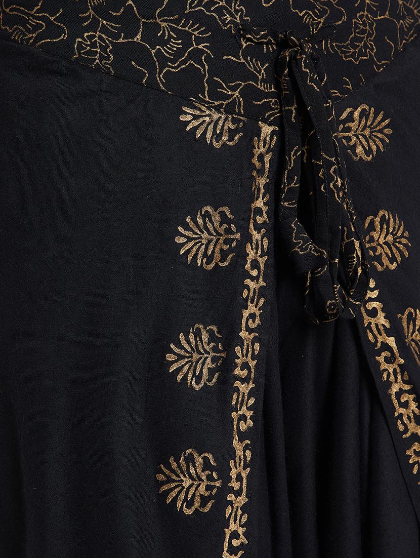 black rayon dhoti salwar salwars - 15208273 - Zoom Image - 5