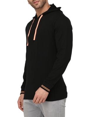 black cotton t-shirt - 15211080 - Standard Image - 2