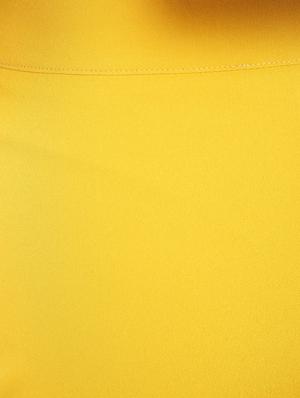 yellow solid ruffled palazzo - 15212708 - Standard Image - 5