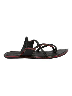 big fox black leatherette slip on slippers - 15213805 - Standard Image - 2