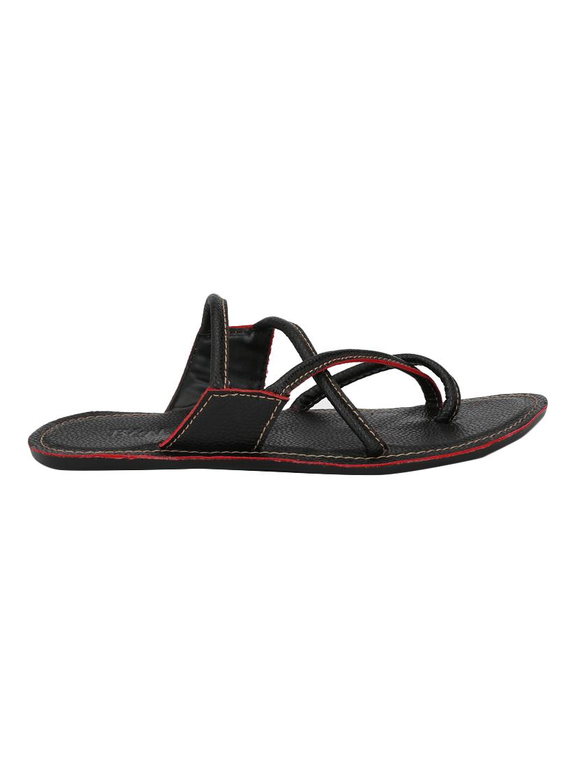 big fox black leatherette slip on slippers - 15213805 - Zoom Image - 2