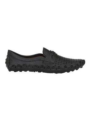 black leatherette slip ons - 15214059 - Standard Image - 2