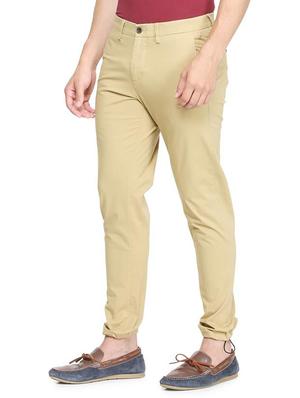 brown cotton chinos casual trousers - 15214274 - Standard Image - 2
