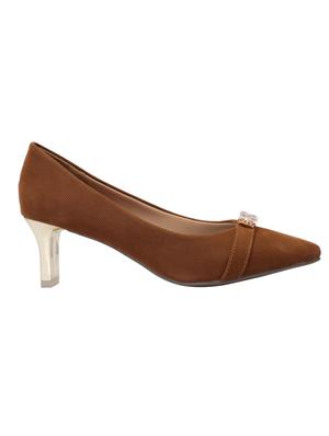 brown slip on pump - 15216249 - Standard Image - 2