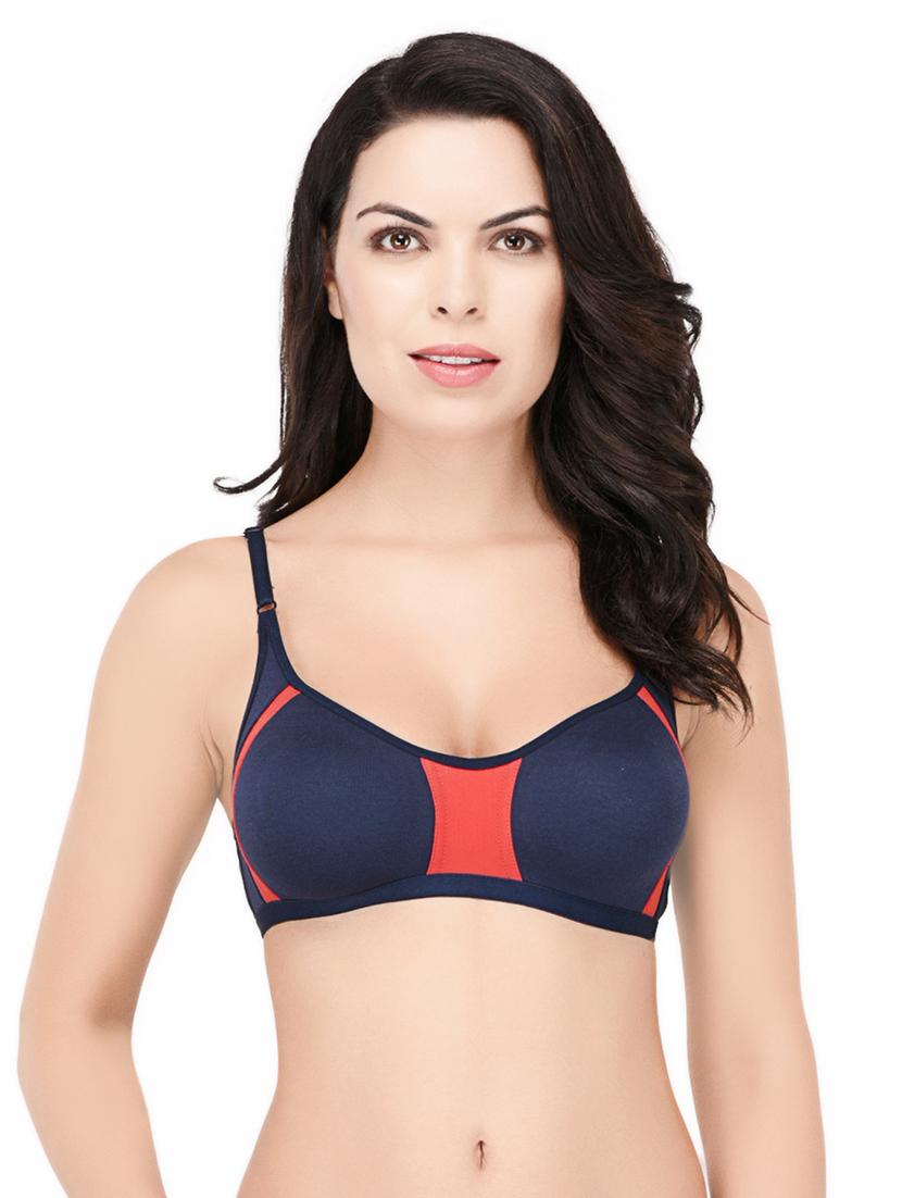 set of 2 multi colored cotton bra - 15218478 - Zoom Image - 2