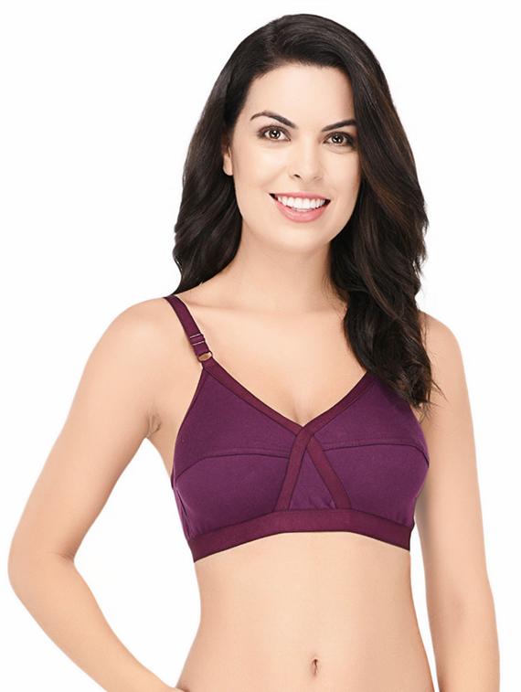 set of 2 multi colored cotton bra - 15218517 - Zoom Image - 2