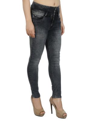 black stone wash denim jeans - 15221476 - Standard Image - 2