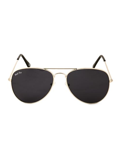 royal son uv protected aviator sunglasses for women (rs007av|58|black lens) - 15221856 - Very Small Image - 1