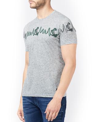 grey cotton t-shirt - 15222061 - Standard Image - 2
