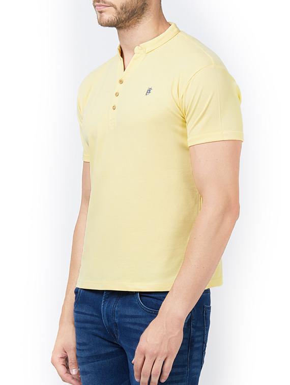 yellow cotton t-shirt - 15222083 - Zoom Image - 2