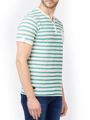green cotton pocket t-shirt - 15222108 - Standard Image - 2