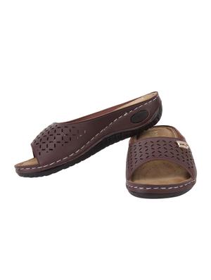 brown suede slippers - 15222512 - Standard Image - 2