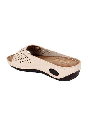 beige suede slippers - 15222513 - Standard Image - 2